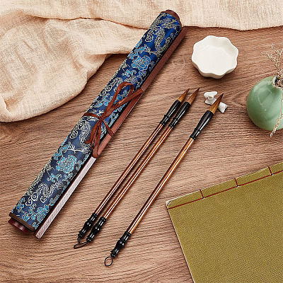Chinese Calligraphy Brushes Pen AJEW-PH0004-40-WH-1