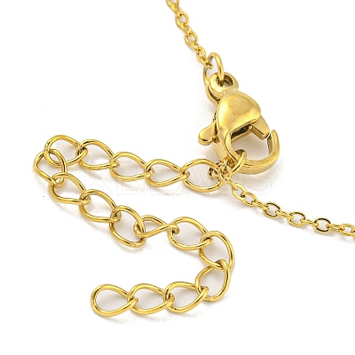 304 Stainless Steel Pendant Necklaces LS-NJEW-M099-01C-G-1