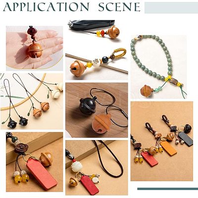 Engraved Wood Pendants WOOD-WH0027-61-1