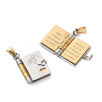 304 Stainless Steel Pendants SA-CBA694E-01GP-01-1