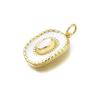 Brass Enamel Pendants X-KK-K400-20G-01-1