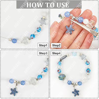 300Pcs 5 Styles Tibetan Style Alloy Tube Bails TIBE-SP0001-03AS-1