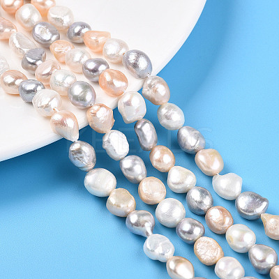 Natural Cultured Freshwater Pearl Beads Strands PEAR-N014-09A-03-1