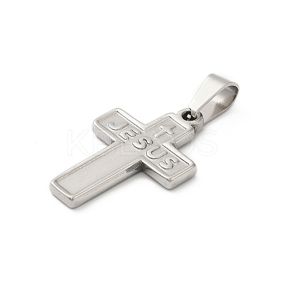 304 Stainless Steel Pendants STAS-P400-09P-1