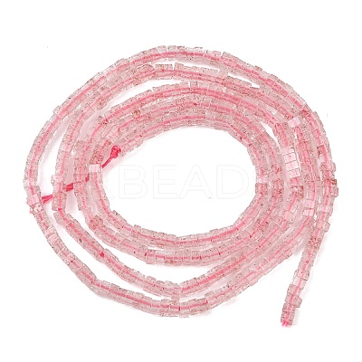 Natural Strawberry Quartz Beads Strands G-K399-B03-01-1