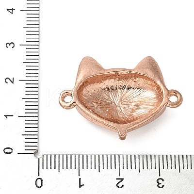 Alloy Crystal Rhinestone Fox Connector Links Charms FIND-M052-04KCG-NR-1