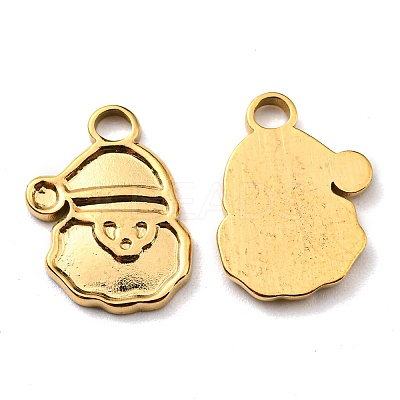 Ion Plating(IP) 304 Stainless Steel Charms STAS-Q248-13G-1