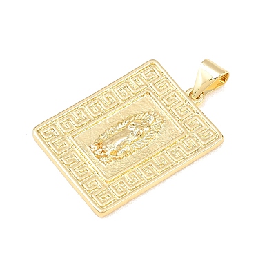 Brass Pendants KK-C162-013G-1