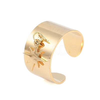 304 Stainless Steel Open Cuff Rings LS-RJEW-C095-02B-G-1