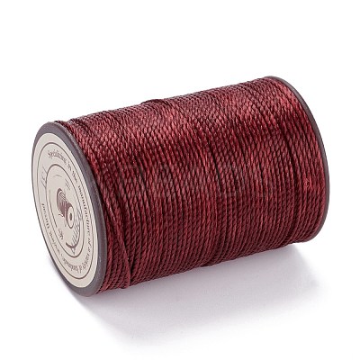 Round Waxed Polyester Thread String YC-D004-02E-131-1