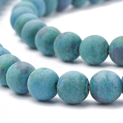 Synthetic Chrysocolla Beads Strands G-T106-194-1