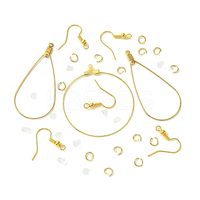 75Pcs 5 Styles 304 Stainless Steel Wire Pendants FIND-FS0002-24-1