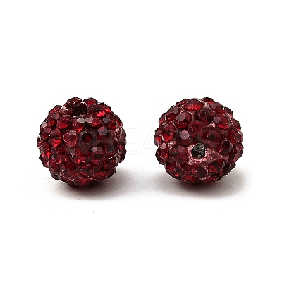 Pave Disco Ball Beads X-RB-A130-10mm-5-1