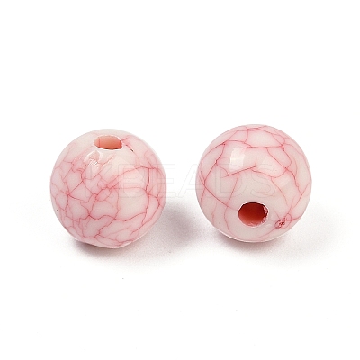Acrylic Imitation Turquoise Beads OACR-S047-20B-1