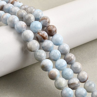 Natural Dyed Marble Beads Strands G-D315-A01-01-12mm-1