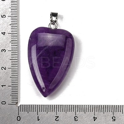 Natural Amethyst Pendants G-F820-04P-06-1