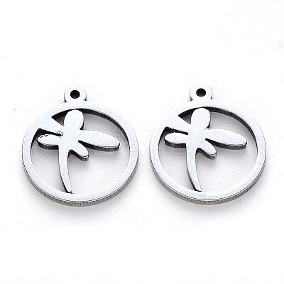 Non-Tarnish 304 Stainless Steel Pendants STAS-N092-40-1