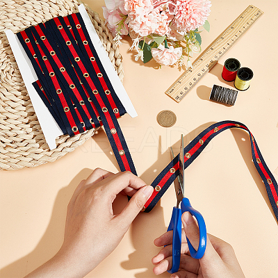 Cotton Herringbone Ribbon SRIB-WH0011-067A-1