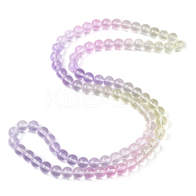 Baking Paint Transparent Glass Beads LS-DGLA-M001-10mm-02-1