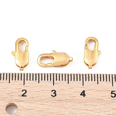 SHEGRACE Brass Lobster Claw Clasps XGR0007G-08G-1
