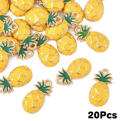 20Pcs Alloy Enamel Pendants ENAM-YW0005-81-1