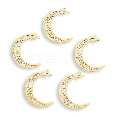 Ion Plating(IP) 201 Stainless Steel Pendants STAS-N098-111LG-1
