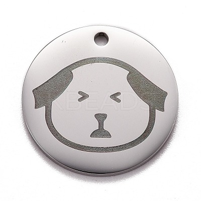 Non-Tarnish Stainless Steel Pendants STAS-G252-04P-1