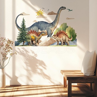 Translucent PVC Self Adhesive Wall Stickers STIC-WH0021-013-1