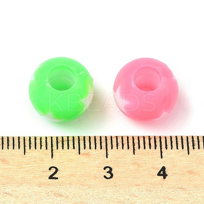 Opaque Acrylic Beads OACR-D309-01A-1