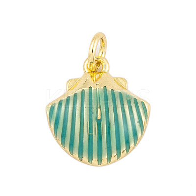 Rack Plating Brass Enamel Pendants LS-KK-P269-09G-04-1