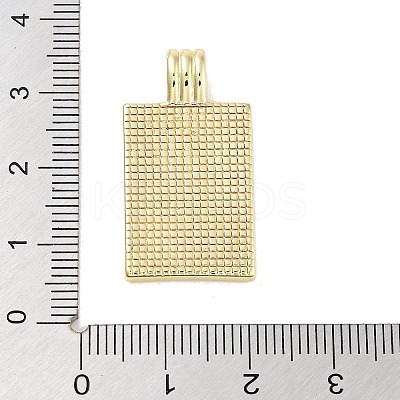 Real 18K Gold Plated Rack Plating Brass Enamel Pendants KK-M293-43G-02-1