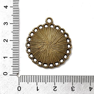 Tibetan Style Pendant Cabochon Settings LS-TIBE-21668-AB-NR-1