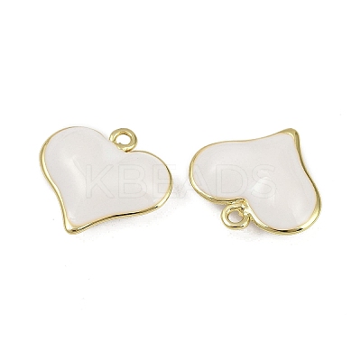 Brass Enamel Pendants KK-I358-002G-B-1