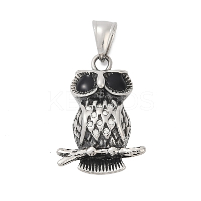 316 Surgical Stainless Steel Enamel Pendants STAS-D304-07AS-1