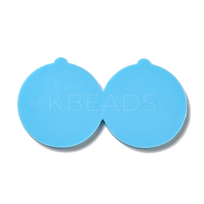 DIY Flat Round with Sun & Moon Pendant Silicone Molds LS-DIY-I099-27-1