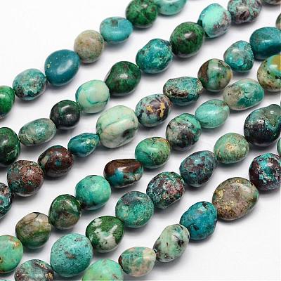 Natural Chrysocolla Bead Strands G-L459-11-1