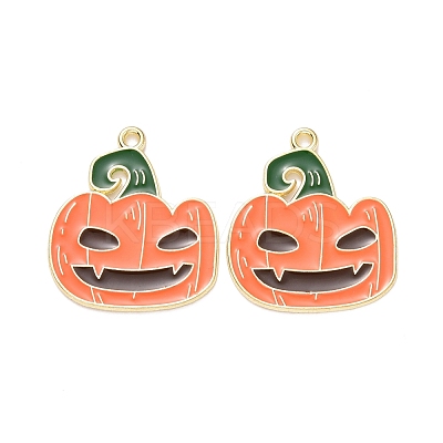Halloween Alloy Enamel Pendant ENAM-B047-04LG-1
