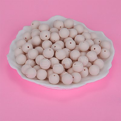 Round Silicone Focal Beads SI-JX0046A-125-1