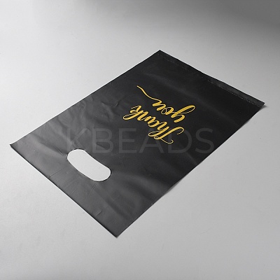 Thank You PE Plastic Gift Tote Bags ABAG-WH0038-78C-03-1
