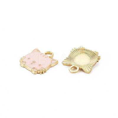 Eco-Friendly Zinc Alloy  Pendants ENAM-R051-01-02G-01-NR-1