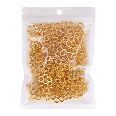 Alloy Open Back Bezel Pendants PALLOY-WH0065-60-1