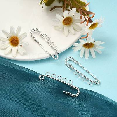 Iron Safety Brooch Findings X-MAK-Q004-04-1