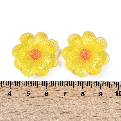 Flower Series Resin Cabochons LS-CRES-Q008-01F-1