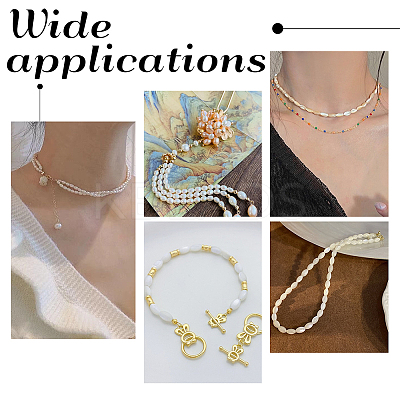 4 Strands Natural Freshwater Shell Beads Strands SHEL-NB0001-53-1