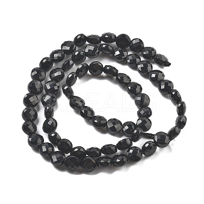 Natural Black Tourmaline Beads Strands G-C179-A41-03-1