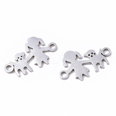 Tarnish Resistant 201 Stainless Steel Links connectors STAS-R104-003P-1