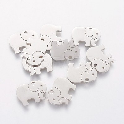 Tarnish Resistant 304 Stainless Steel Charms STAS-Q201-T145-1