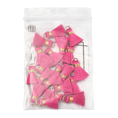 20Pcs Handmade Polycotton(Polyester Cotton) Tassel Decorations FIND-FS0003-27M-1