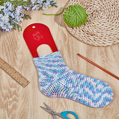 Acrylic Socks Template OACR-WH0111-104A-02-1