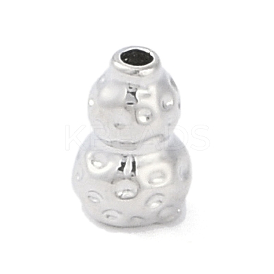 Brass Pave Clear Cubic Zirconia Beads LS-KK-F875-14P-1